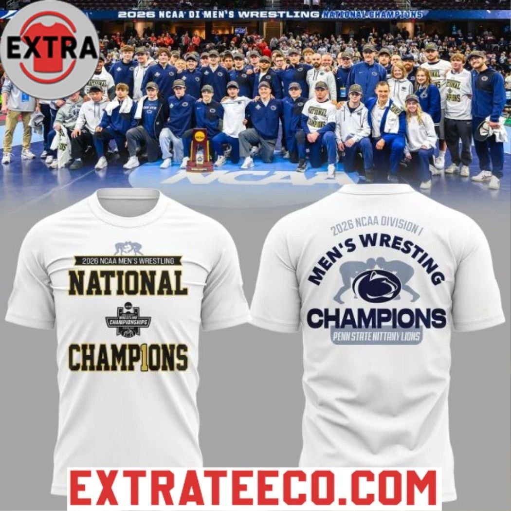 2026 Mens Wrestling Champions Penn State Nittany Lions Shirts Unisex T-shirt, Sweatshirt, Hoodie, Long Sleeve Tee - T-Shirt, Sweatshirt, Hoodie