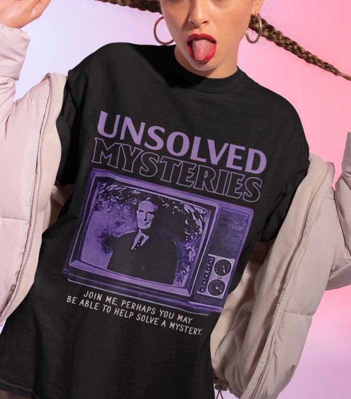 Unsolved Mysteries Shirt Funny Heavy Metal Shirt Gift For Fans S-5Xl Unisex T-shirt, Sweatshirt, Hoodie, Long Sleeve Tee - T-Shirt, Sweatshirt, Hoodie