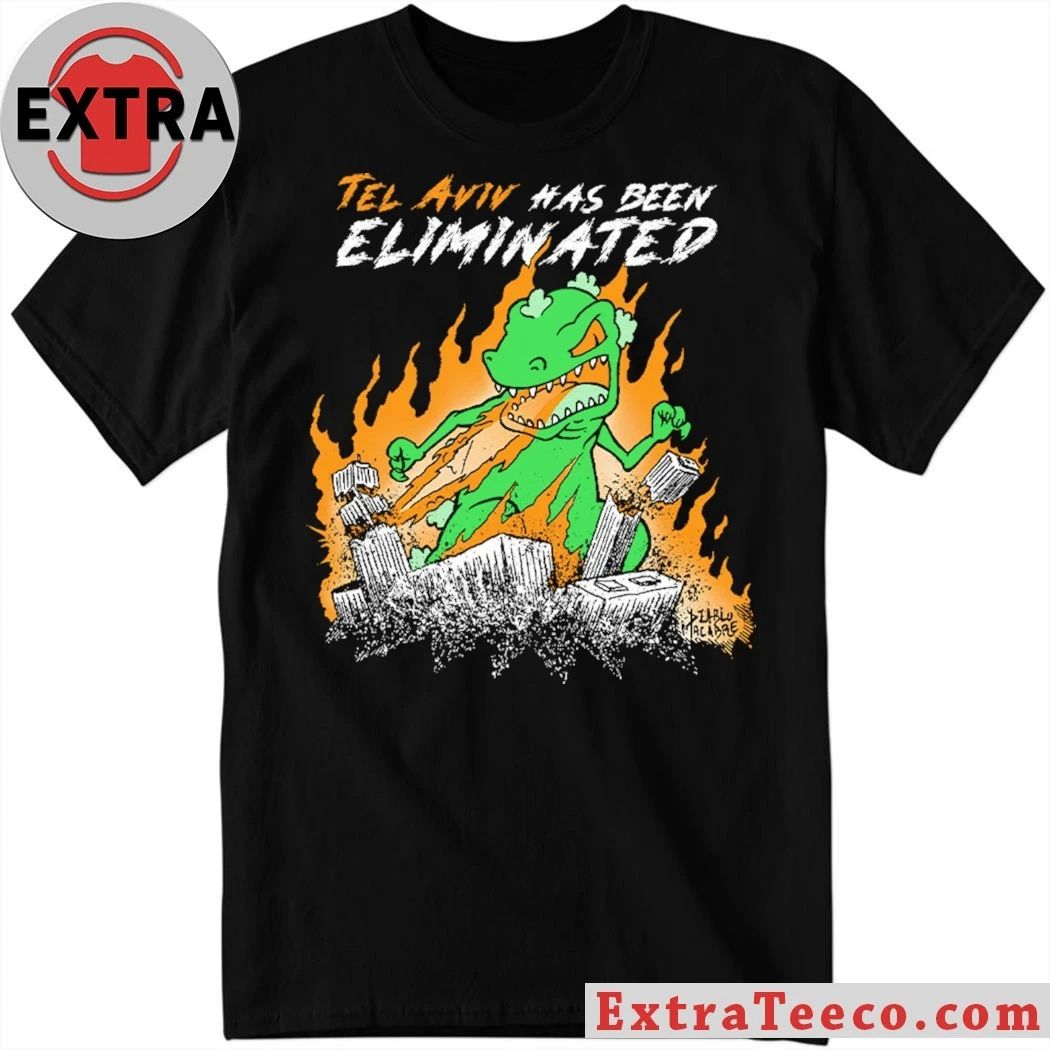 Reptar Tel Aviv Is Eliminated Diablo Macabre Shirt Unisex T-shirt, Sweatshirt, Hoodie, Long Sleeve Tee - T-Shirt, Sweatshirt, Hoodie