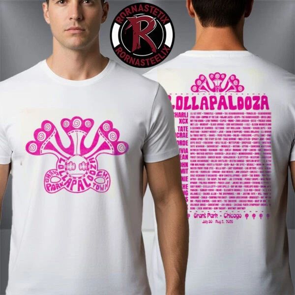 Lollapalooza 2026 Festival Lolla Guide Lineup Show At Grant Park Chicago On July Unisex T-shirt, Sweatshirt, Hoodie, Long Sleeve Tee - T-Shirt, Sweatshirt, Hoodie