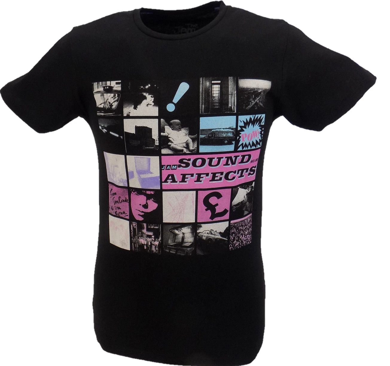 Mens The Jam Black Sound Affects Official  T Shirt Unisex T-shirt, Sweatshirt, Hoodie, Long Sleeve Tee - T-Shirt, Sweatshirt, Hoodie