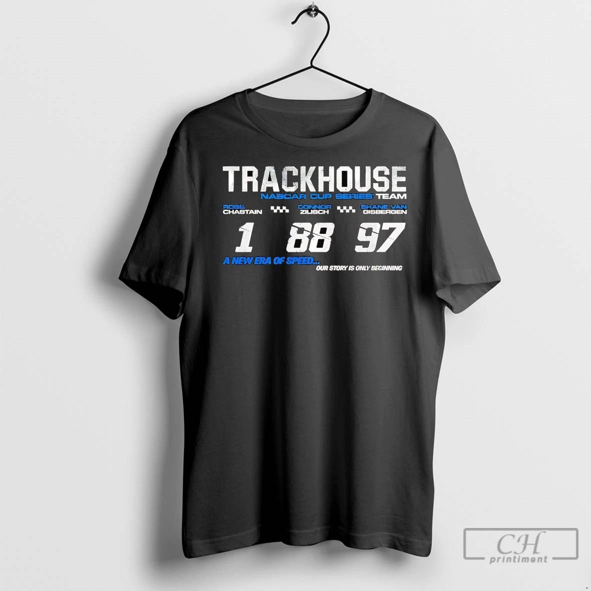 Premium Trackhouse Nascar Cup Series Team 2026 New Era Of Speed Unisex T-shirt, Sweatshirt, Hoodie, Long Sleeve Tee - T-Shirt, Sweatshirt, Hoodie