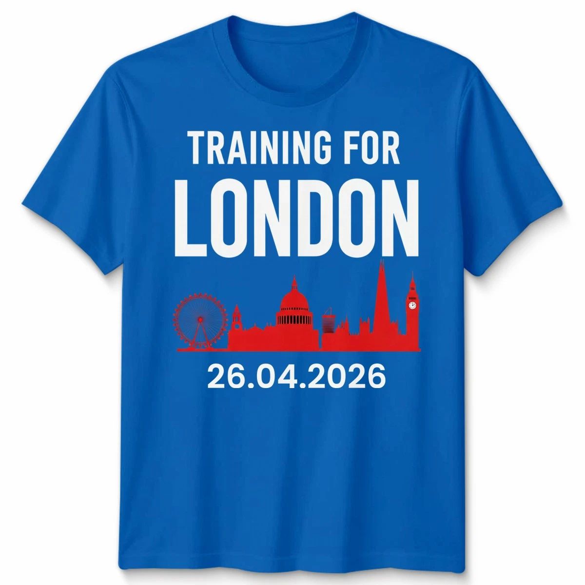 London 2026 Marathon Training Unisex Tshirt Personalized Running Gift Unisex T-shirt, Sweatshirt, Hoodie, Long Sleeve Tee - T-Shirt, Sweatshirt, Hoodie