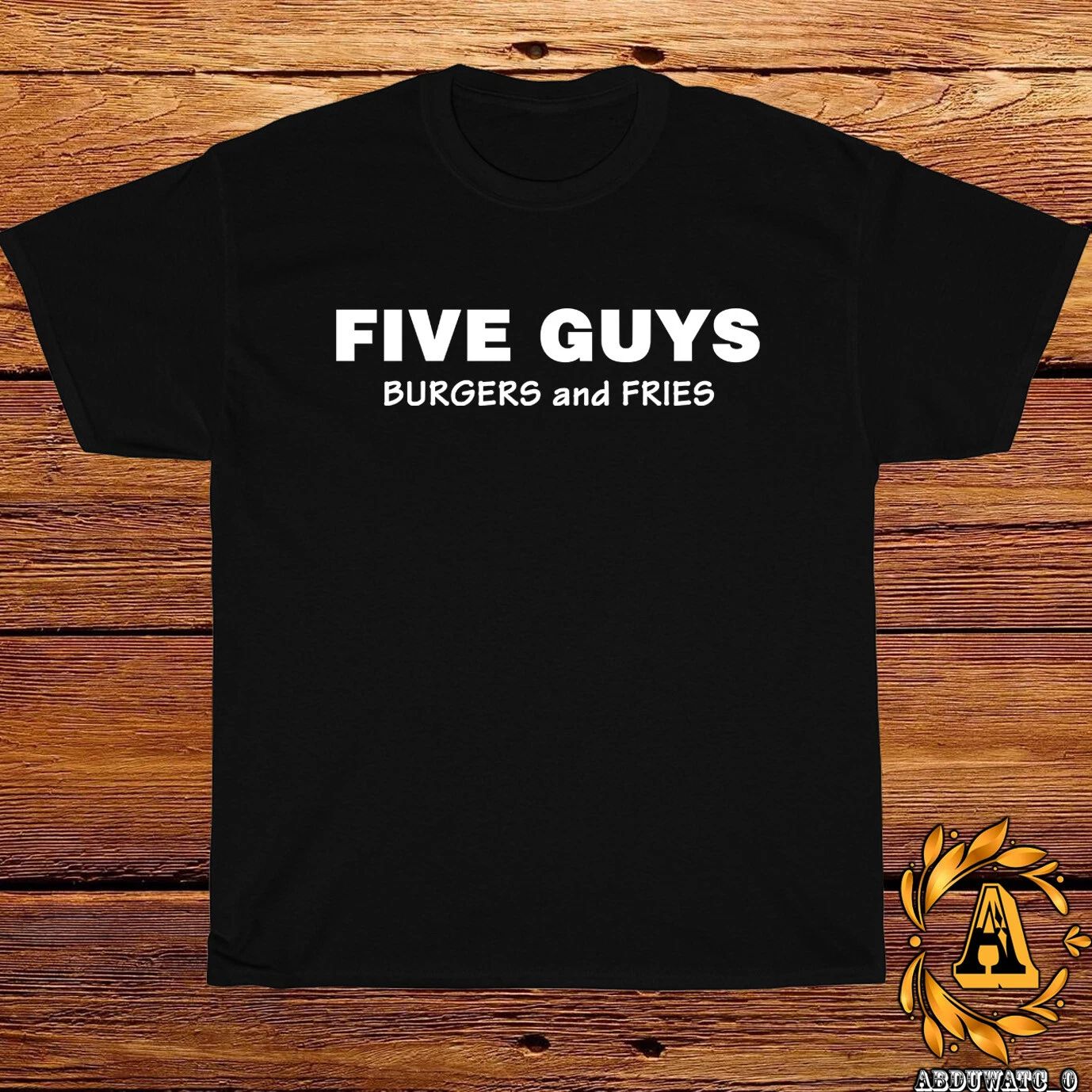 New Five Guys Restaurant Logo Black/Sport Grey/White/Navy/Red T-Shirt S-5XL Unisex T-shirt, Sweatshirt, Hoodie, Long Sleeve Tee - T-Shirt, Sweatshirt, Hoodie