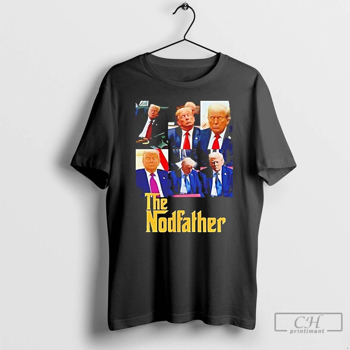 Premium The Nodfather Trump Sleeping T Shirts Unisex T-shirt, Sweatshirt, Hoodie, Long Sleeve Tee - T-Shirt, Sweatshirt, Hoodie