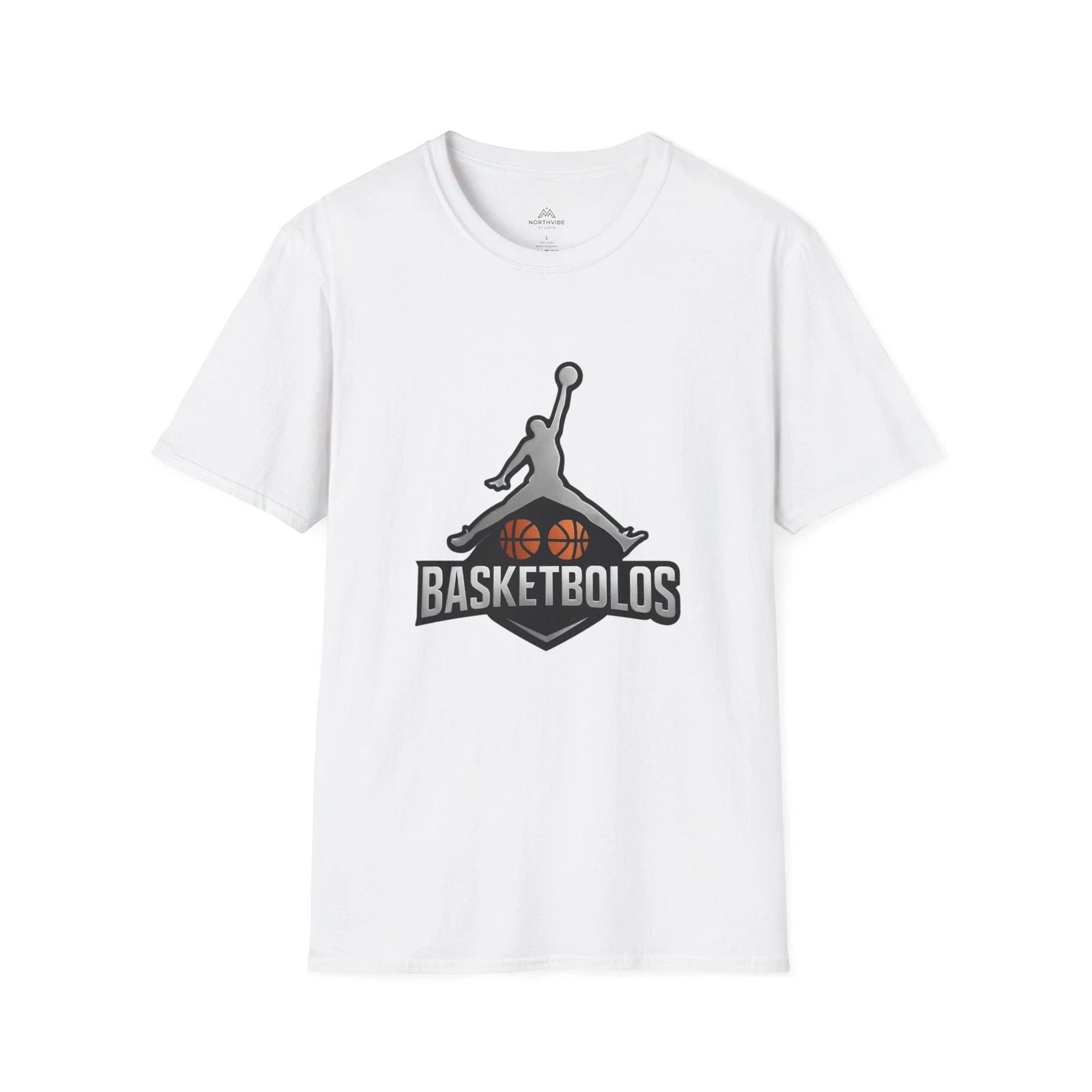 Basketbolos Logo Tee | Basketball Jersey Style T-Shirt Unisex T-shirt, Sweatshirt, Hoodie, Long Sleeve Tee - T-Shirt, Sweatshirt, Hoodie