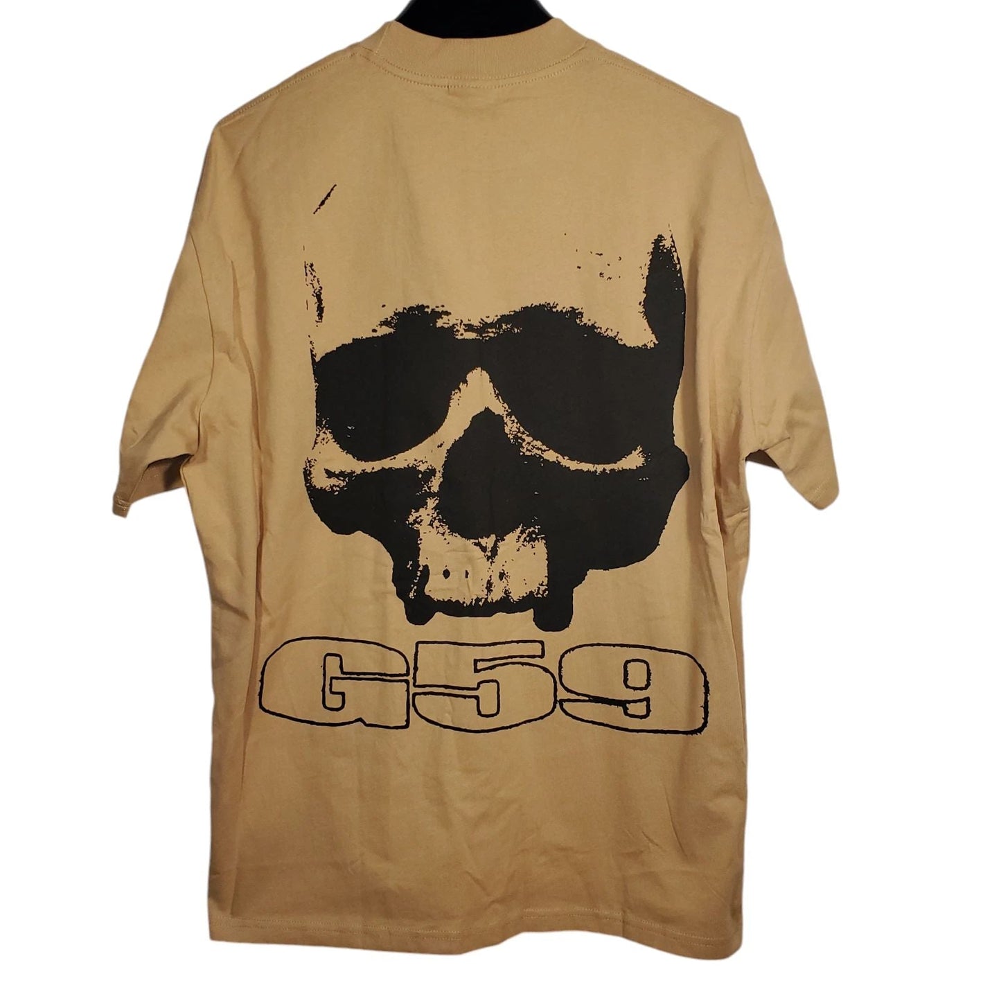 NWT G59 Suicideboys Logo Tee T-Shirt Mens L Tan Beige S/S Crewneck Skull Unisex T-shirt, Sweatshirt, Hoodie, Long Sleeve Tee - T-Shirt, Sweatshirt, Hoodie