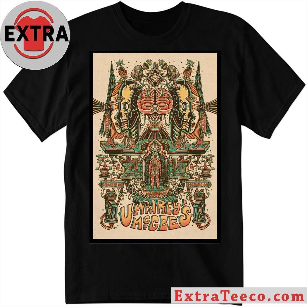 Umphreys Mcgee Portland Or Mar 17-19 2026 Poster Shirt Unisex T-shirt, Sweatshirt, Hoodie, Long Sleeve Tee - T-Shirt, Sweatshirt, Hoodie