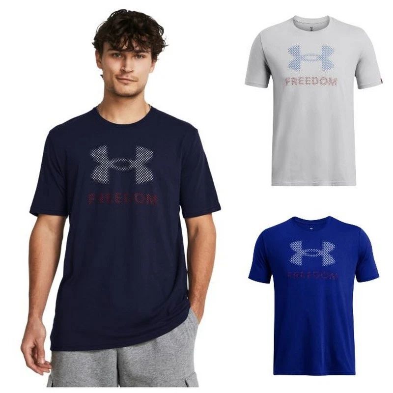 Under Armour 1382974 Men's UA Freedom Amp T-Shirt Short Sleeve Tee Unisex T-shirt, Sweatshirt, Hoodie, Long Sleeve Tee - T-Shirt, Sweatshirt, Hoodie