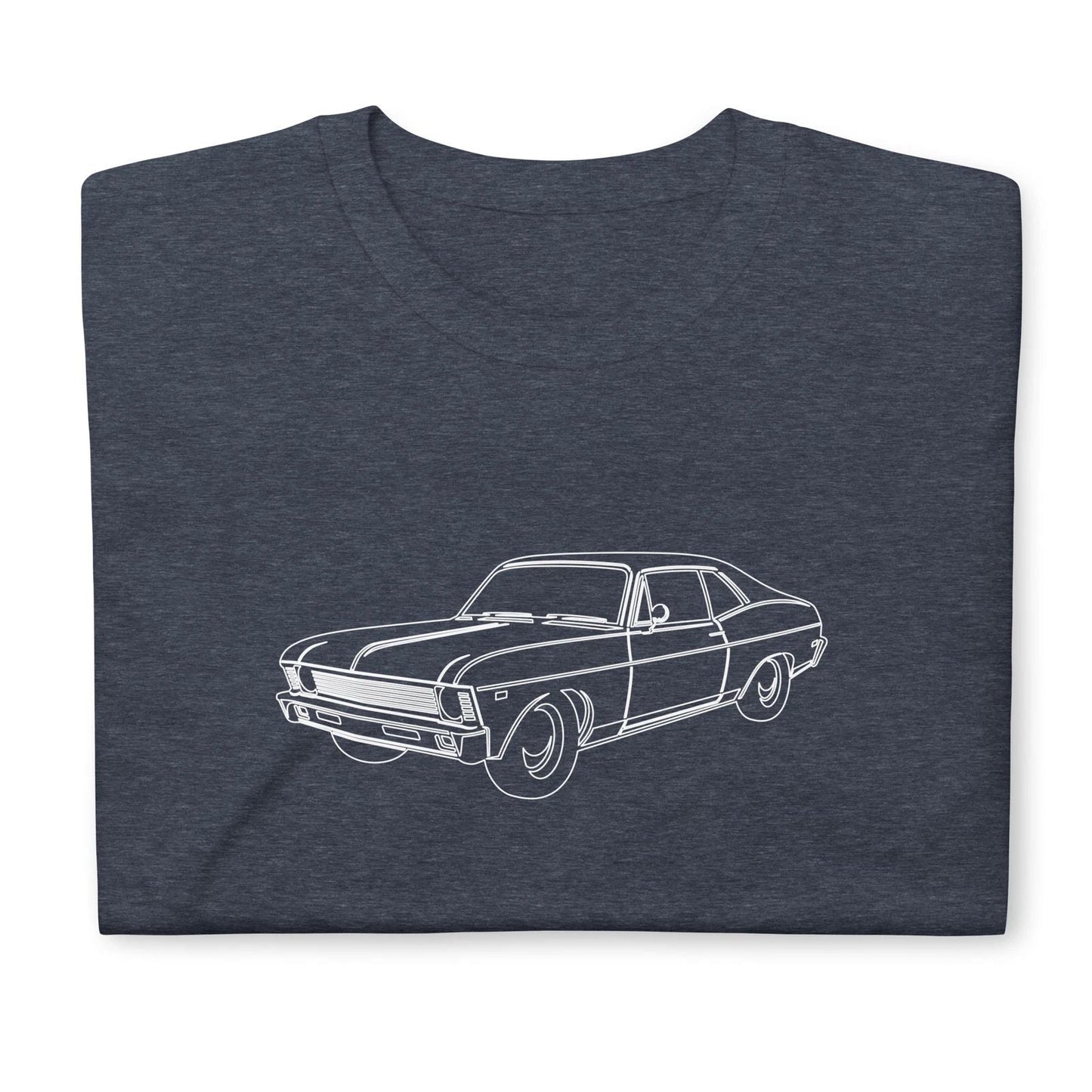 Softstyle T-Shirt For Chevrolet Chevy Nova 1972 Car Owners Birthday Gift Unisex T-shirt, Sweatshirt, Hoodie, Long Sleeve Tee - T-Shirt, Sweatshirt, Hoodie