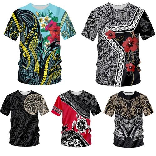 Polynesian Tahitian Couple 3D printed T-shirt Summer men's fashion Casual Tops Unisex T-shirt, Sweatshirt, Hoodie, Long Sleeve Tee - T-Shirt, Sweatshirt, Hoodie