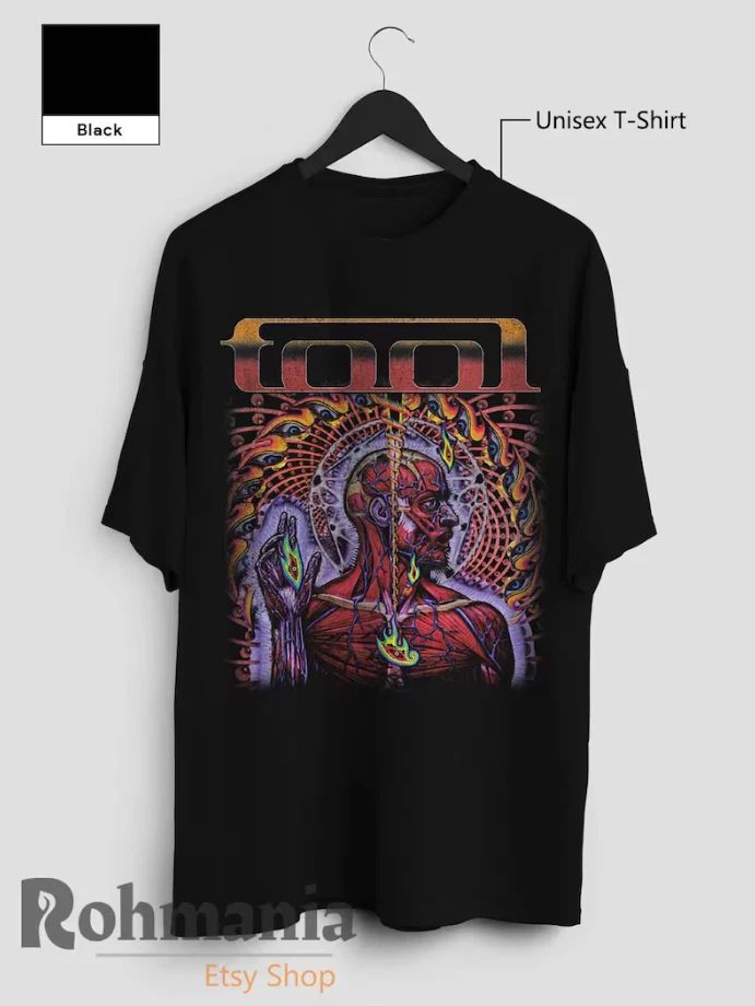 Tool Official Band T-Shirt  Retro 90s Metal Music Merch Heavy Cotton Unisex Tee Unisex T-shirt, Sweatshirt, Hoodie, Long Sleeve Tee - T-Shirt, Sweatshirt, Hoodie