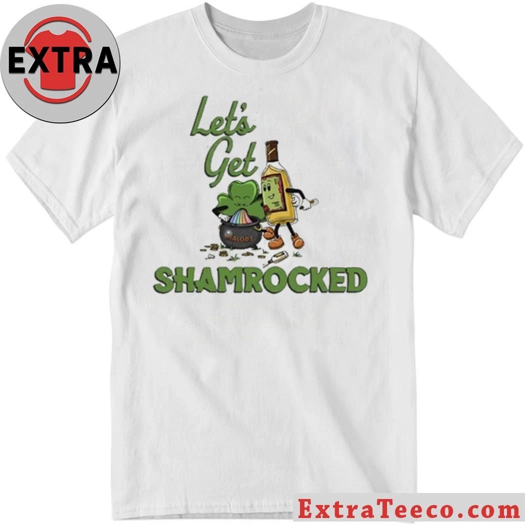 Jeppsons Malort St. Patricks Day Lets Get Shamrocked Shirt Unisex T-shirt, Sweatshirt, Hoodie, Long Sleeve Tee - T-Shirt, Sweatshirt, Hoodie