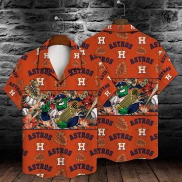 Houston Astros Orbit Tropics Hawaiian Shirt Unisex T-shirt, Sweatshirt, Hoodie, Long Sleeve Tee - T-Shirt, Sweatshirt, Hoodie