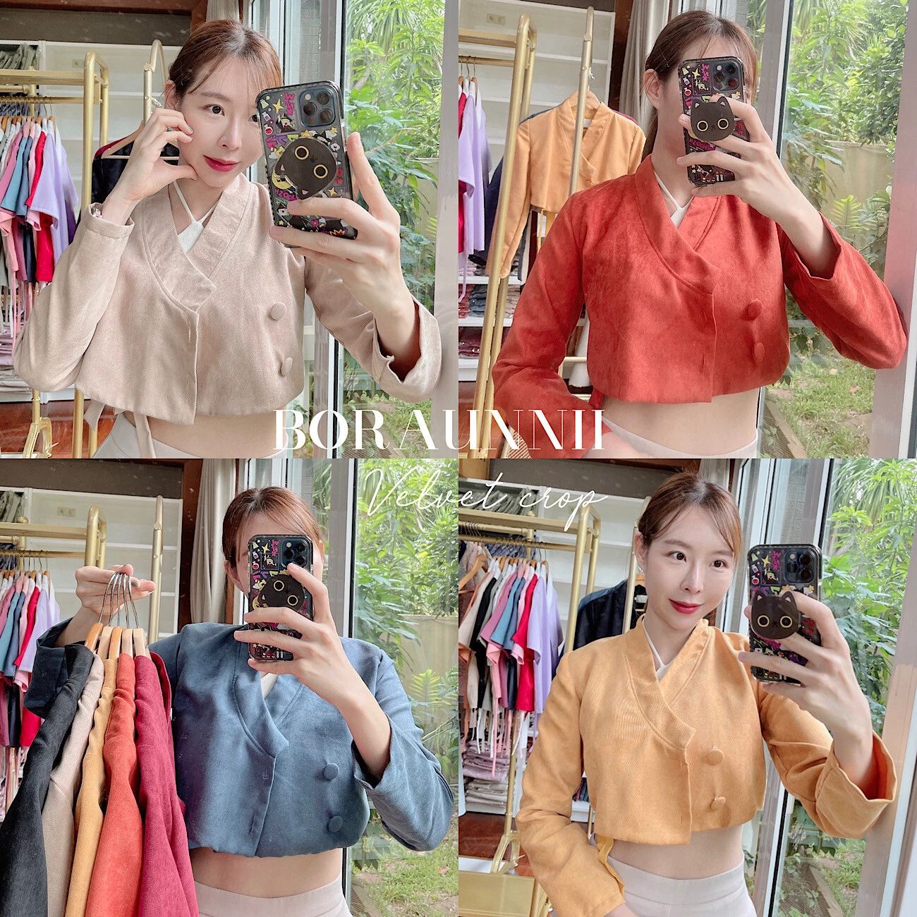 Modern Hanbok Velvet Shirt  (Only Shirt) Korean Traditional Boraunnii  Unisex T-shirt, Sweatshirt, Hoodie, Long Sleeve Tee - T-Shirt, Sweatshirt, Hoodie