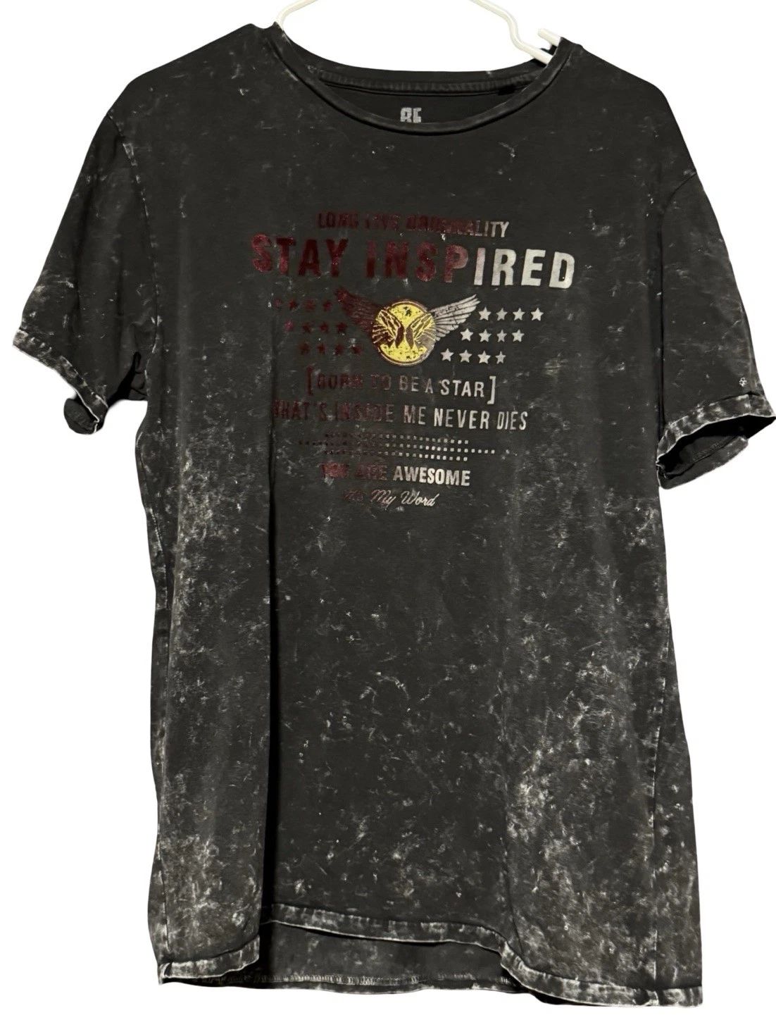Lawman Pg3 Burnout Acid Wash Shirt Mens Size XL Be The Star Rock Grunge Unisex T-shirt, Sweatshirt, Hoodie, Long Sleeve Tee - T-Shirt, Sweatshirt, Hoodie
