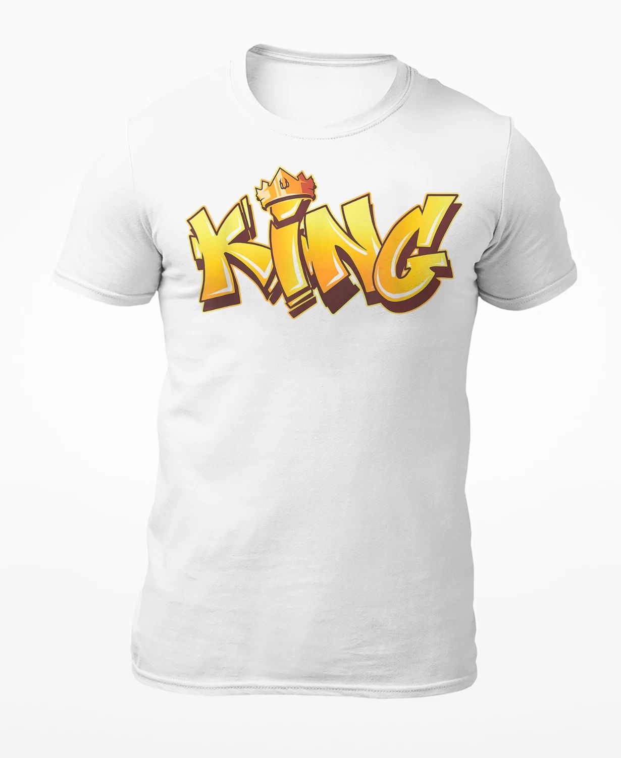 King Graffiti Artwork - Colourful Men's T-Shirt - Women's T-Shirt Unisex T-shirt, Sweatshirt, Hoodie, Long Sleeve Tee - T-Shirt, Sweatshirt, Hoodie