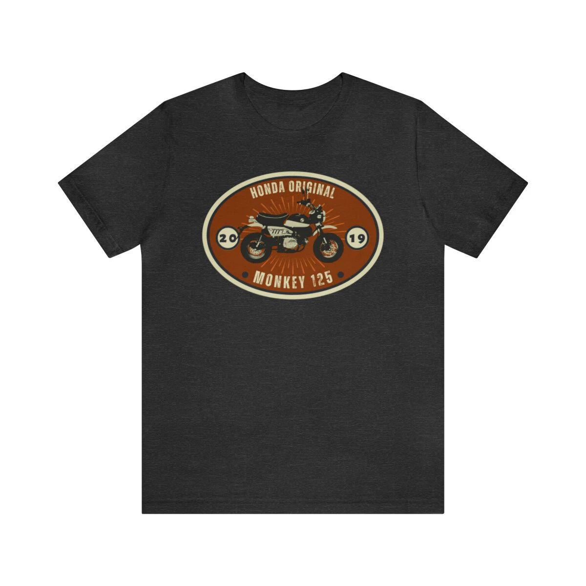 Honda Monkey 125 Retro Unisex Jersey Short Sleeve Tee Unisex T-shirt, Sweatshirt, Hoodie, Long Sleeve Tee - T-Shirt, Sweatshirt, Hoodie