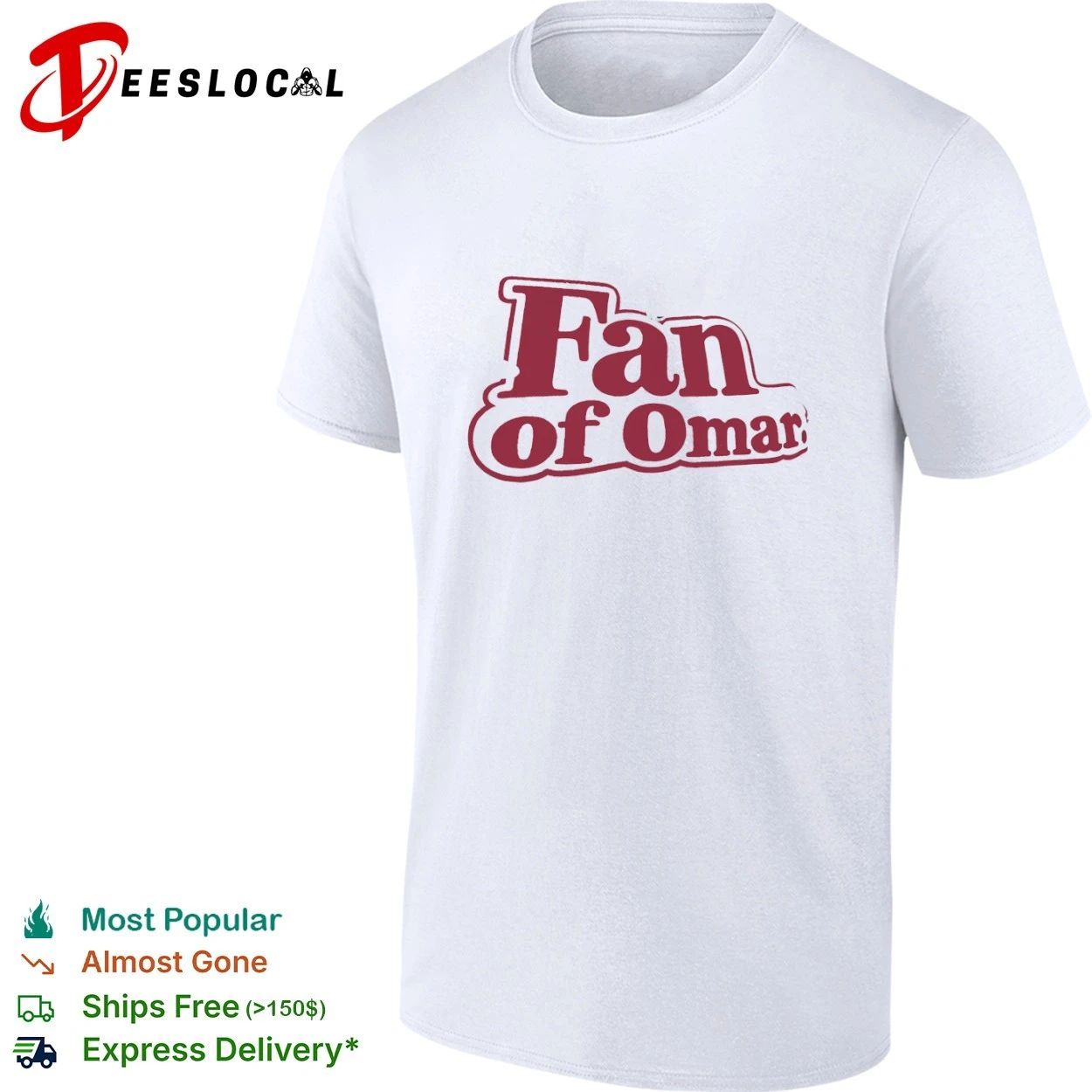 Fan of Omar Appreciation Name Personalized T-shirt Unisex T-shirt, Sweatshirt, Hoodie, Long Sleeve Tee - T-Shirt, Sweatshirt, Hoodie