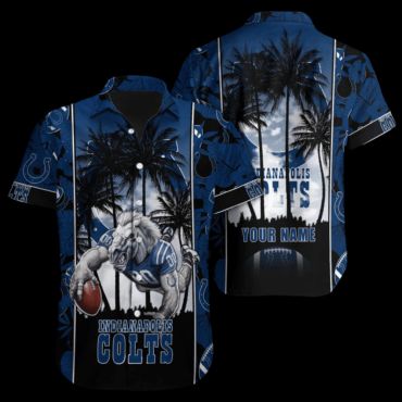 Personalized Indianapolis Colts Paradise Play Hawaiian Shirt Unisex T-shirt, Sweatshirt, Hoodie, Long Sleeve Tee - T-Shirt, Sweatshirt, Hoodie