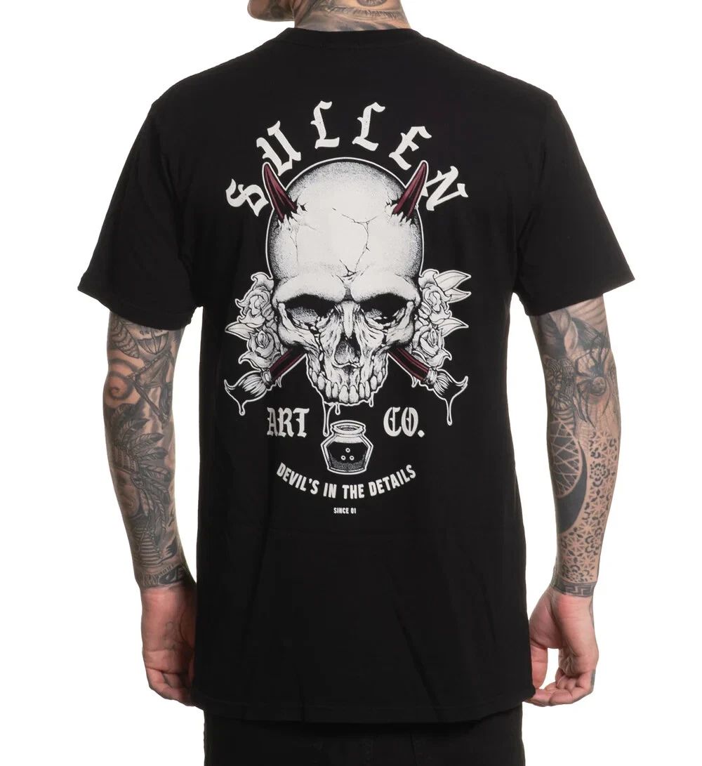 Sullen Art Collective True Artist Pin Up Tattoo Men's Premium Tee ART DEVILS Unisex T-shirt, Sweatshirt, Hoodie, Long Sleeve Tee - T-Shirt, Sweatshirt, Hoodie