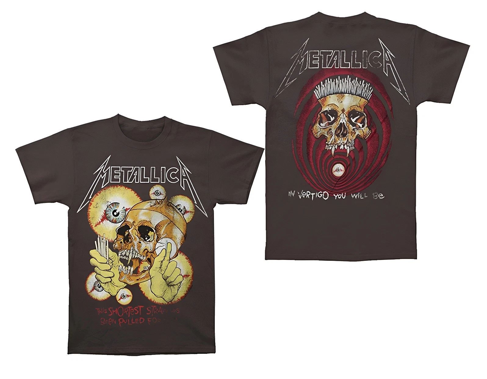 Authentic Metallica Shortest Straw T-Shirt S-2XL NEW Unisex T-shirt, Sweatshirt, Hoodie, Long Sleeve Tee - T-Shirt, Sweatshirt, Hoodie