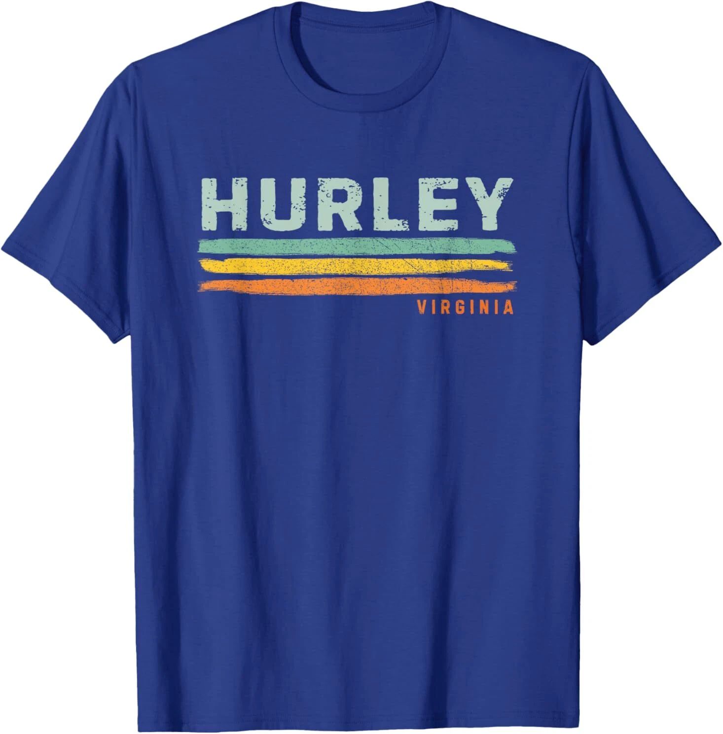 Vintage Stripes Hurley VA T-Shirt Unisex T-shirt, Sweatshirt, Hoodie, Long Sleeve Tee - T-Shirt, Sweatshirt, Hoodie