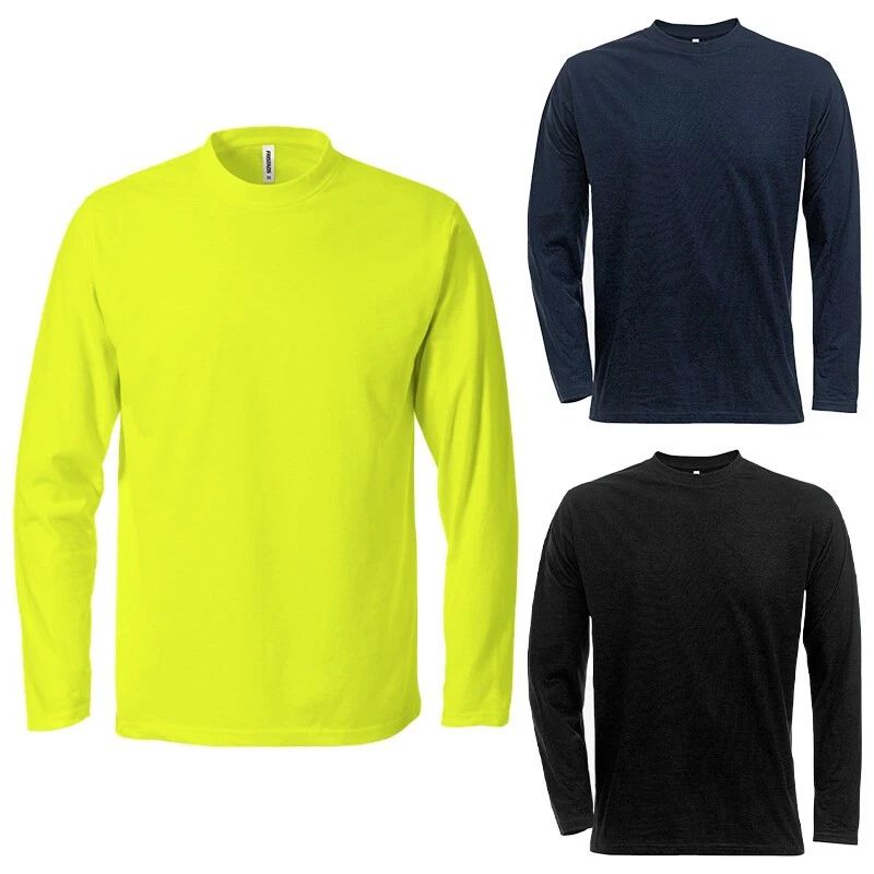Mens Long Sleeve T Shirts Crew Neck Gym Plain Basic Top Casual Cotton Tee NEW Unisex T-shirt, Sweatshirt, Hoodie, Long Sleeve Tee - T-Shirt, Sweatshirt, Hoodie