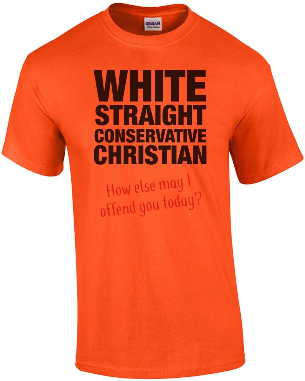 White, Straight, Conservative, Christian... How Else May I Offend You Today? ... Unisex T-shirt, Sweatshirt, Hoodie, Long Sleeve Tee - T-Shirt, Sweatshirt, Hoodie