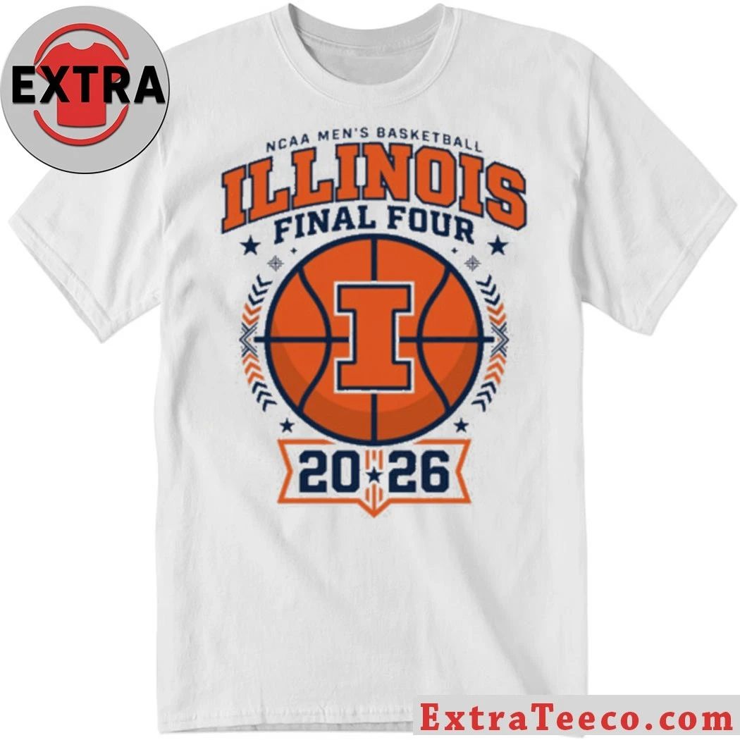 Illinois Fighting Illini Final Four NCAA Mens Basketball 2026 Graphic T-Shirt Unisex T-shirt, Sweatshirt, Hoodie, Long Sleeve Tee - T-Shirt, Sweatshirt, Hoodie