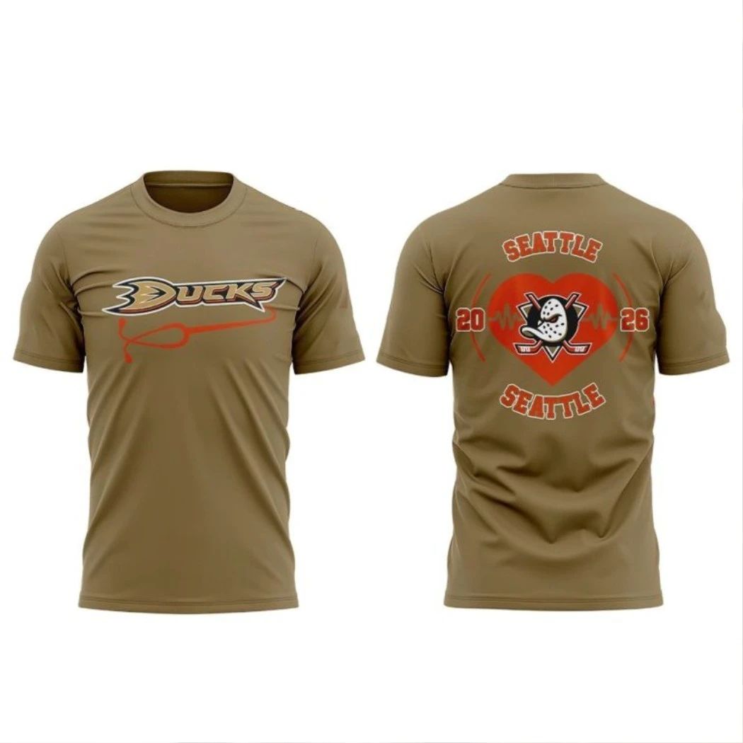 Original Anaheim Ducks Healthcare Appreciation Night 2026 Hoodie Shirt Unisex T-shirt, Sweatshirt, Hoodie, Long Sleeve Tee - T-Shirt, Sweatshirt, Hoodie
