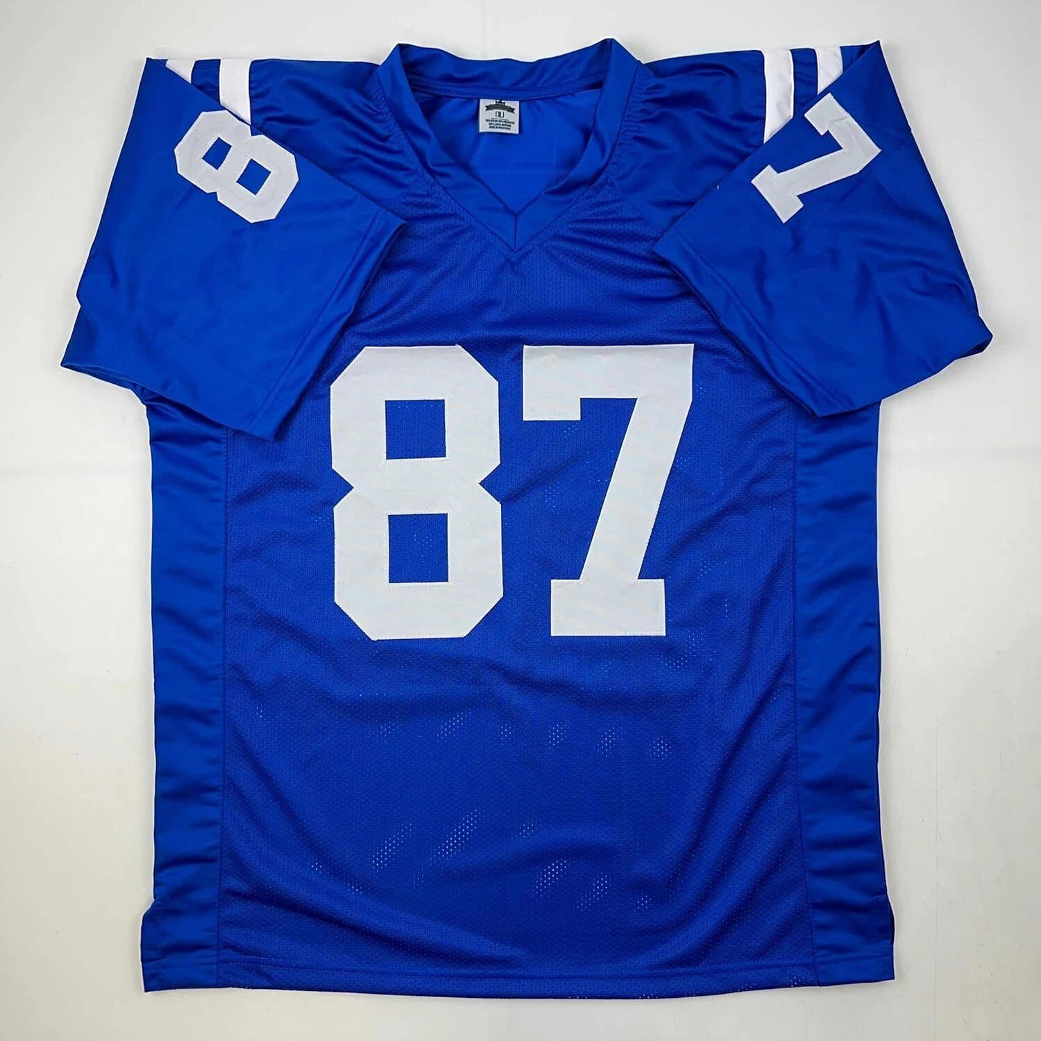 Reggie Wayne Indianapolis Blue Reprint Jersey Unisex T-shirt, Sweatshirt, Hoodie, Long Sleeve Tee - T-Shirt, Sweatshirt, Hoodie