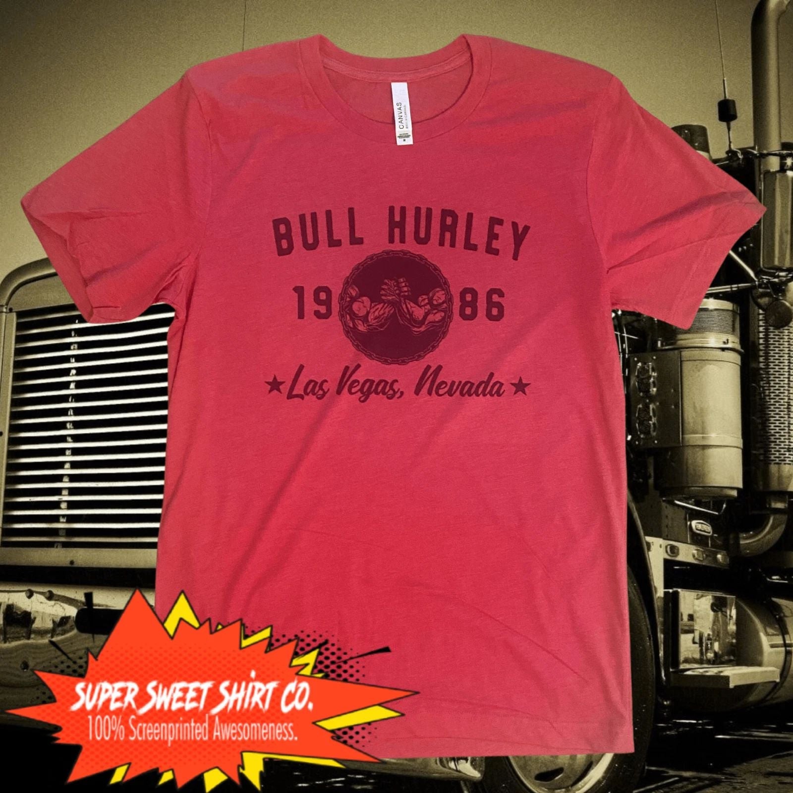 Bull Hurley Over The Top shirt, Hawk and Son shirt, trucker, Stallone Unisex T-shirt, Sweatshirt, Hoodie, Long Sleeve Tee - T-Shirt, Sweatshirt, Hoodie