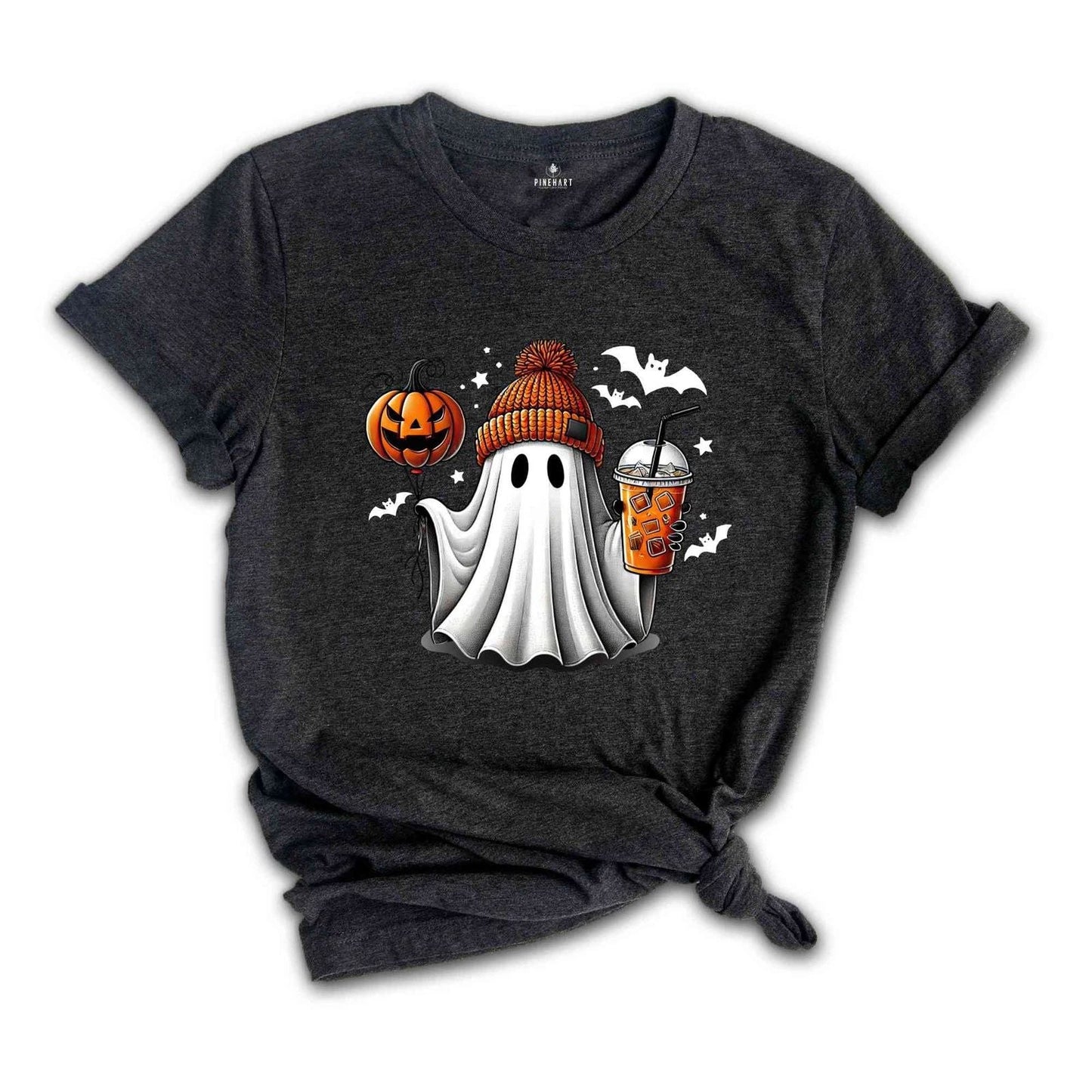 Ghost Coffee Halloween Shirt, Coffee Shirt, Pumpkin Shirt, Pumpkin Head, Boo Shi Unisex T-shirt, Sweatshirt, Hoodie, Long Sleeve Tee - T-Shirt, Sweatshirt, Hoodie