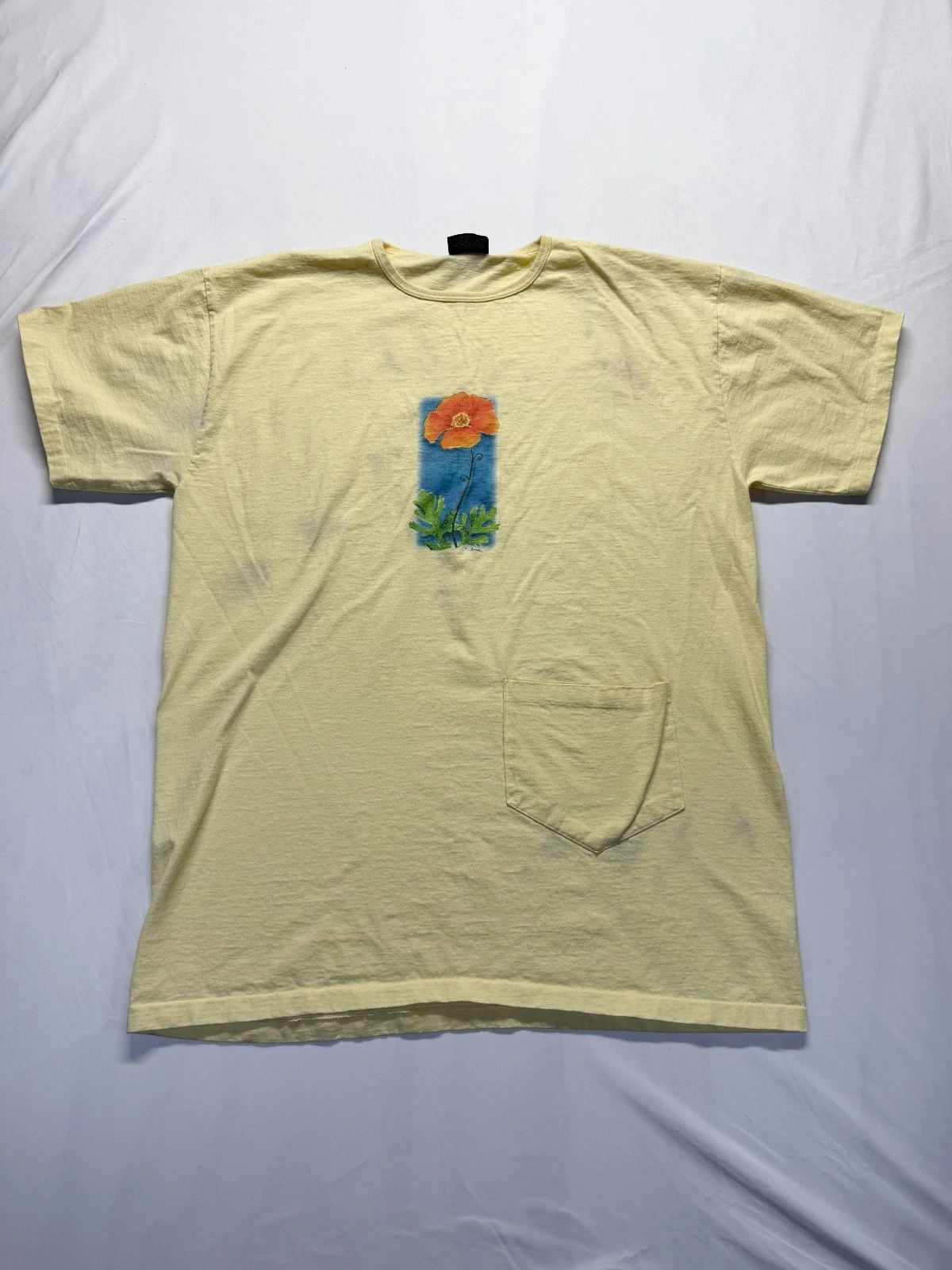 Alore T Shirt Mens One Size Yellow Graphic Print Turner Flower Everyday Wear Unisex T-shirt, Sweatshirt, Hoodie, Long Sleeve Tee - T-Shirt, Sweatshirt, Hoodie