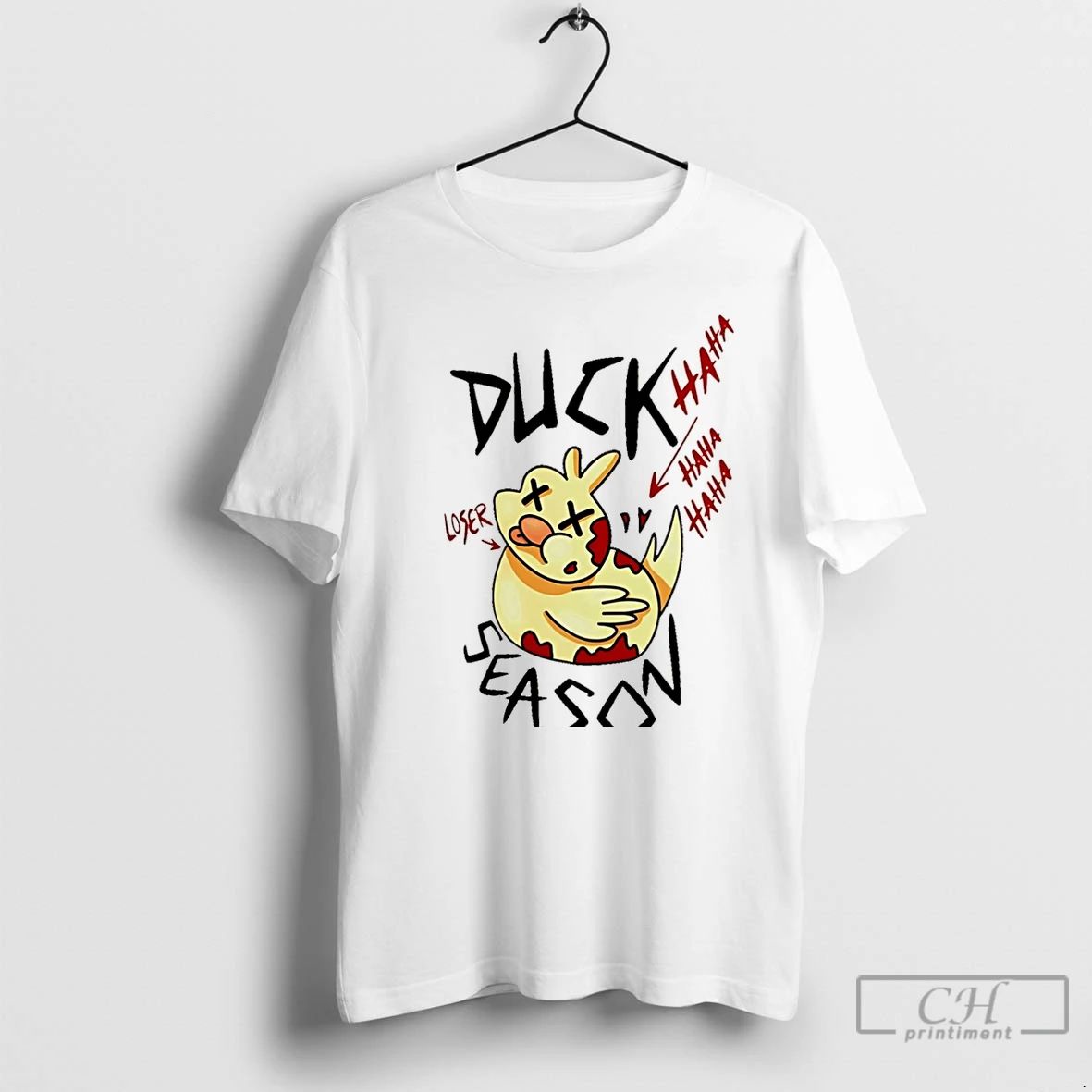 Premium Duck Season Alastor Hazbin Hotel Christmas T Shirts Unisex T-shirt, Sweatshirt, Hoodie, Long Sleeve Tee - T-Shirt, Sweatshirt, Hoodie