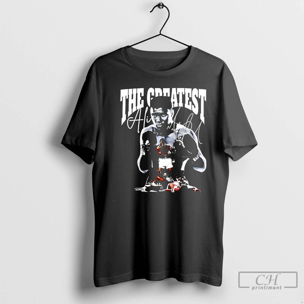 Premium Ali The Greatest Boxing Graphic T Shirts Unisex T-shirt, Sweatshirt, Hoodie, Long Sleeve Tee - T-Shirt, Sweatshirt, Hoodie