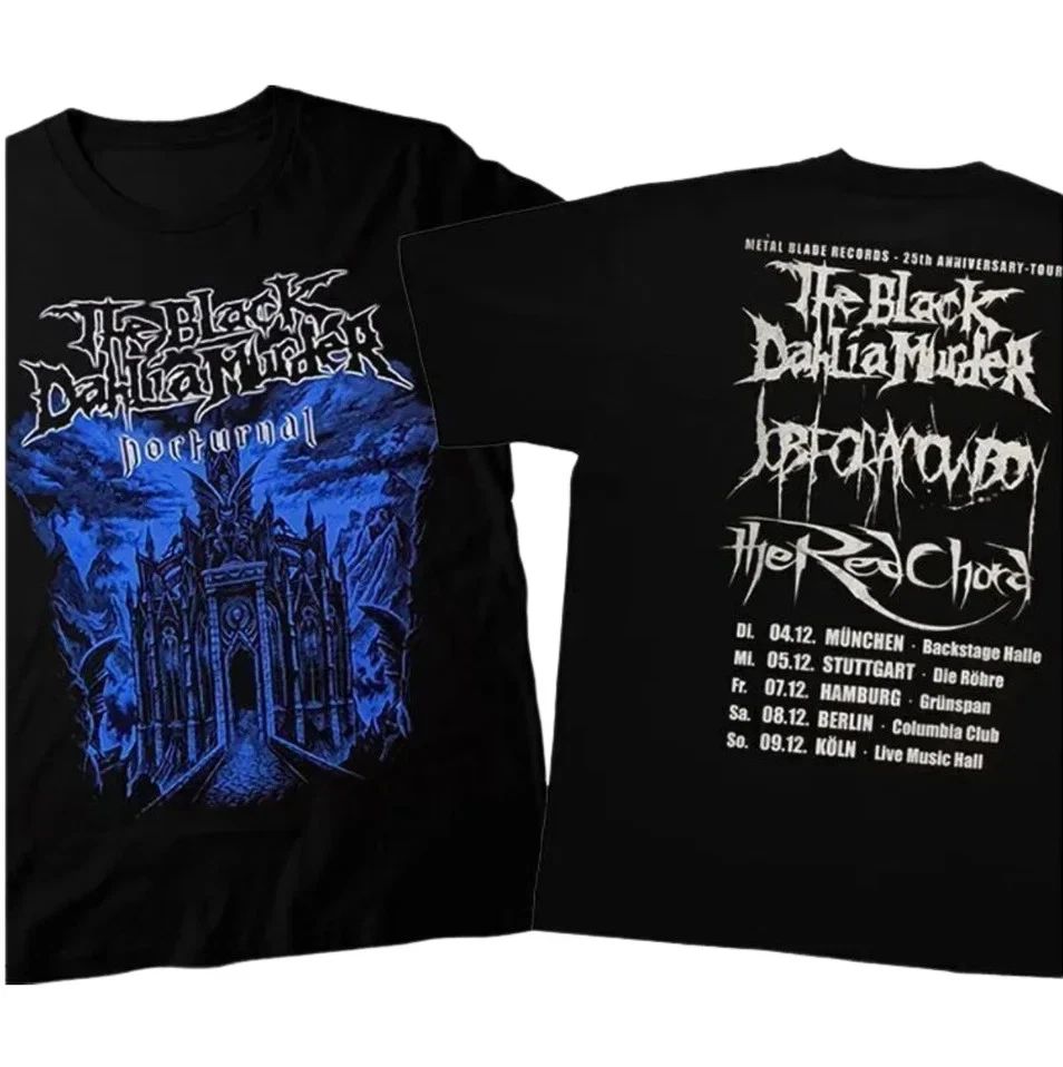 The Black Dahlia Murder Nocturnal 2007 Tour Rare Black T-Shirt Unisex T-shirt, Sweatshirt, Hoodie, Long Sleeve Tee - T-Shirt, Sweatshirt, Hoodie