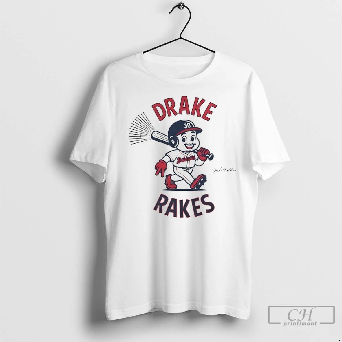 Premium Drake Baldwin Drake Rakes 2025 Rookie Of The Year Unisex T-shirt, Sweatshirt, Hoodie, Long Sleeve Tee - T-Shirt, Sweatshirt, Hoodie