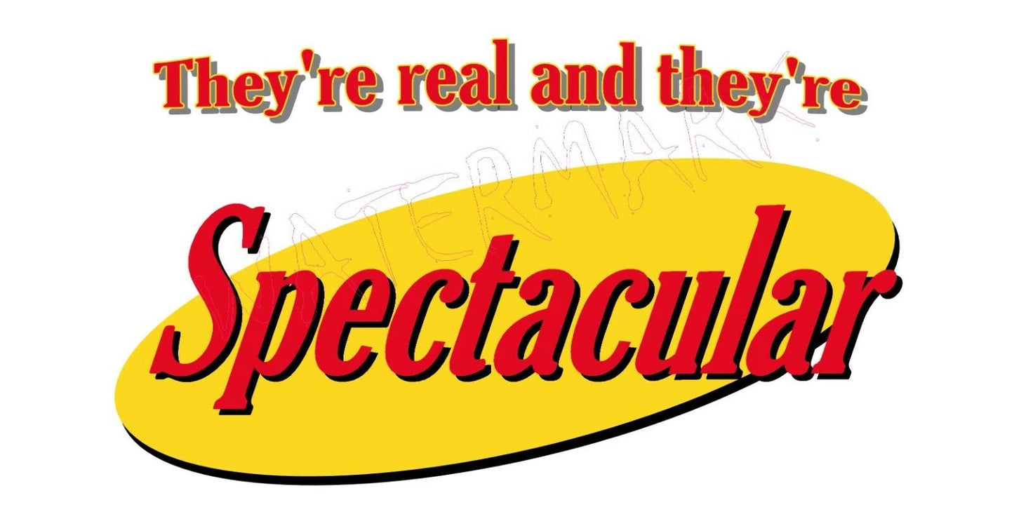 Seinfeld: They're Real and spectacular Breasts Hatcher Parody T-Shirt Unisex T-shirt, Sweatshirt, Hoodie, Long Sleeve Tee - T-Shirt, Sweatshirt, Hoodie