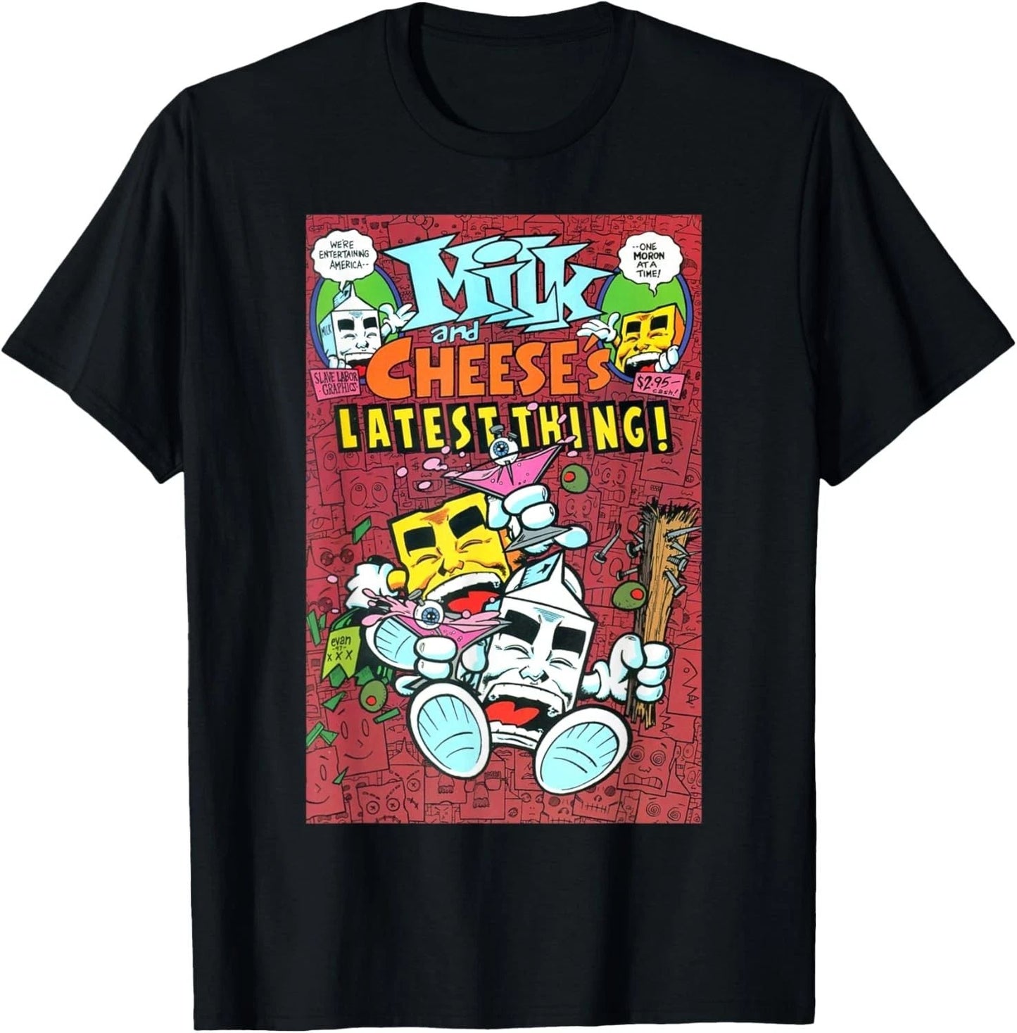 Retro Dairy Product Cheese & Milk Funny For Milk Cheese Love T-Shirt Unisex T-shirt, Sweatshirt, Hoodie, Long Sleeve Tee - T-Shirt, Sweatshirt, Hoodie