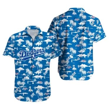Los Angeles Dodgers Tropical Sunset Hawaiian Shirt Unisex T-shirt, Sweatshirt, Hoodie, Long Sleeve Tee - T-Shirt, Sweatshirt, Hoodie