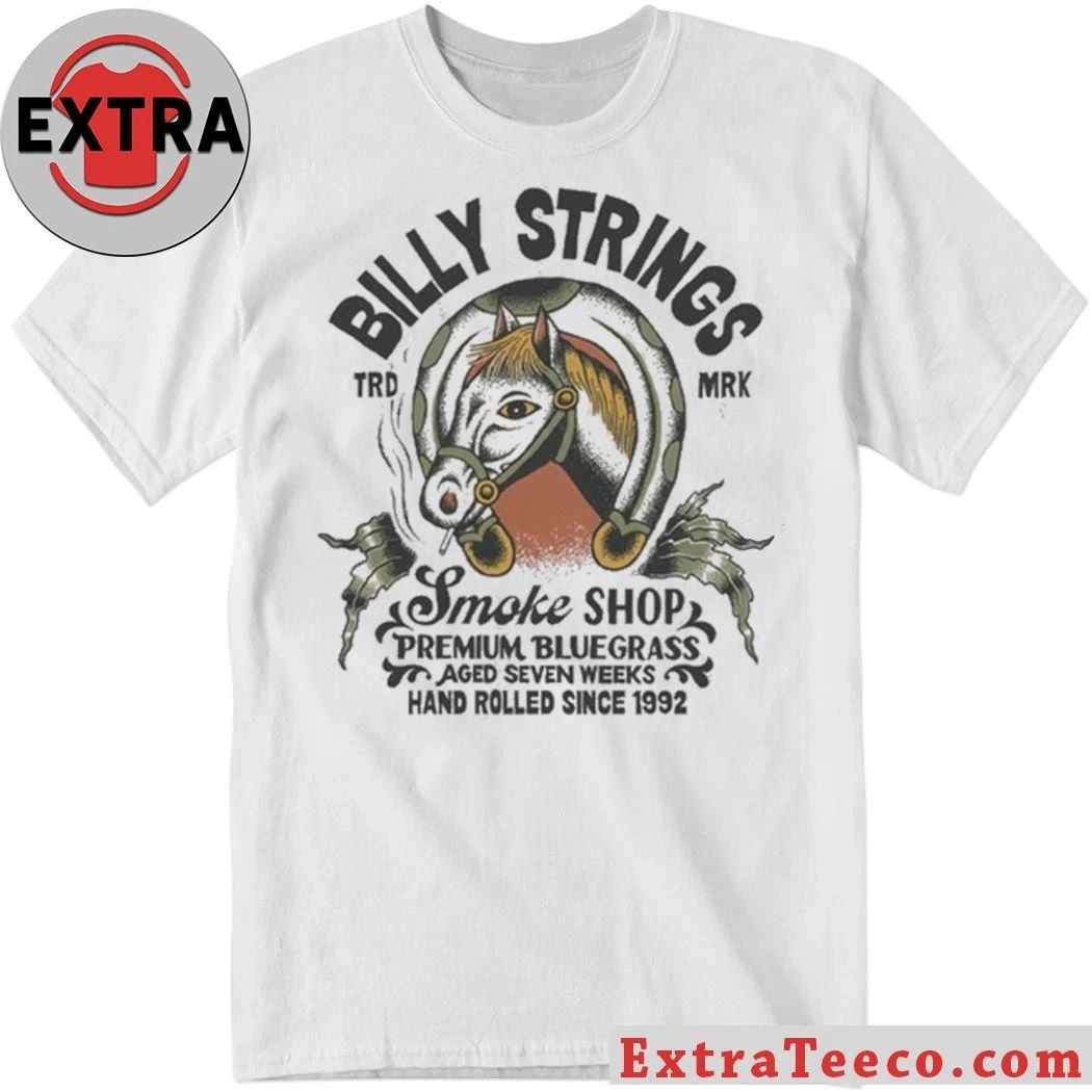 Billy Strings 2026 Winter Tour Smoke Shop Shirt Unisex T-shirt, Sweatshirt, Hoodie, Long Sleeve Tee - T-Shirt, Sweatshirt, Hoodie
