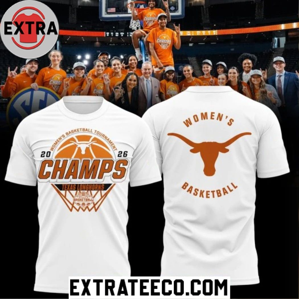 Original Texas Longhorns Champions 2026 White Logo Two Sided Shirt Unisex T-shirt, Sweatshirt, Hoodie, Long Sleeve Tee - T-Shirt, Sweatshirt, Hoodie