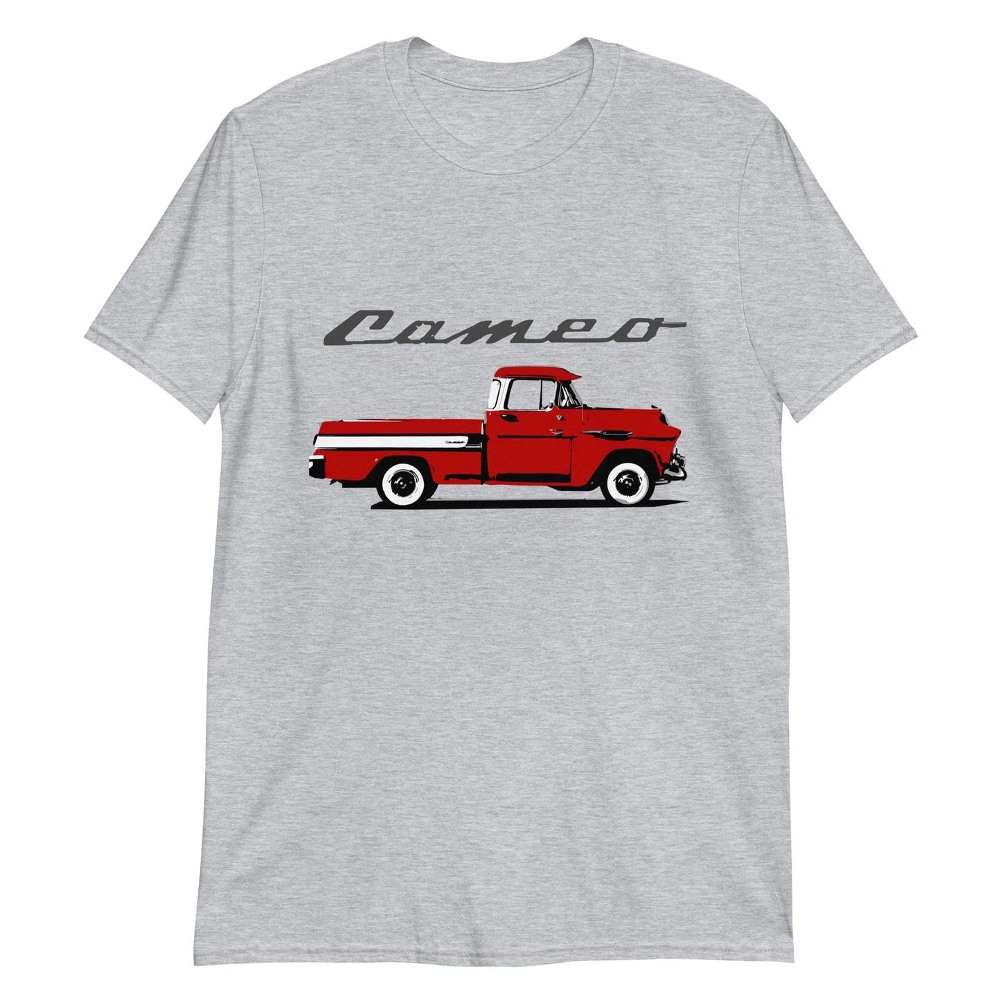 1957 Chevy Cameo Pickup Truck Antique Collector Custom Art Short-Sleeve T-Shirt Unisex T-shirt, Sweatshirt, Hoodie, Long Sleeve Tee - T-Shirt, Sweatshirt, Hoodie