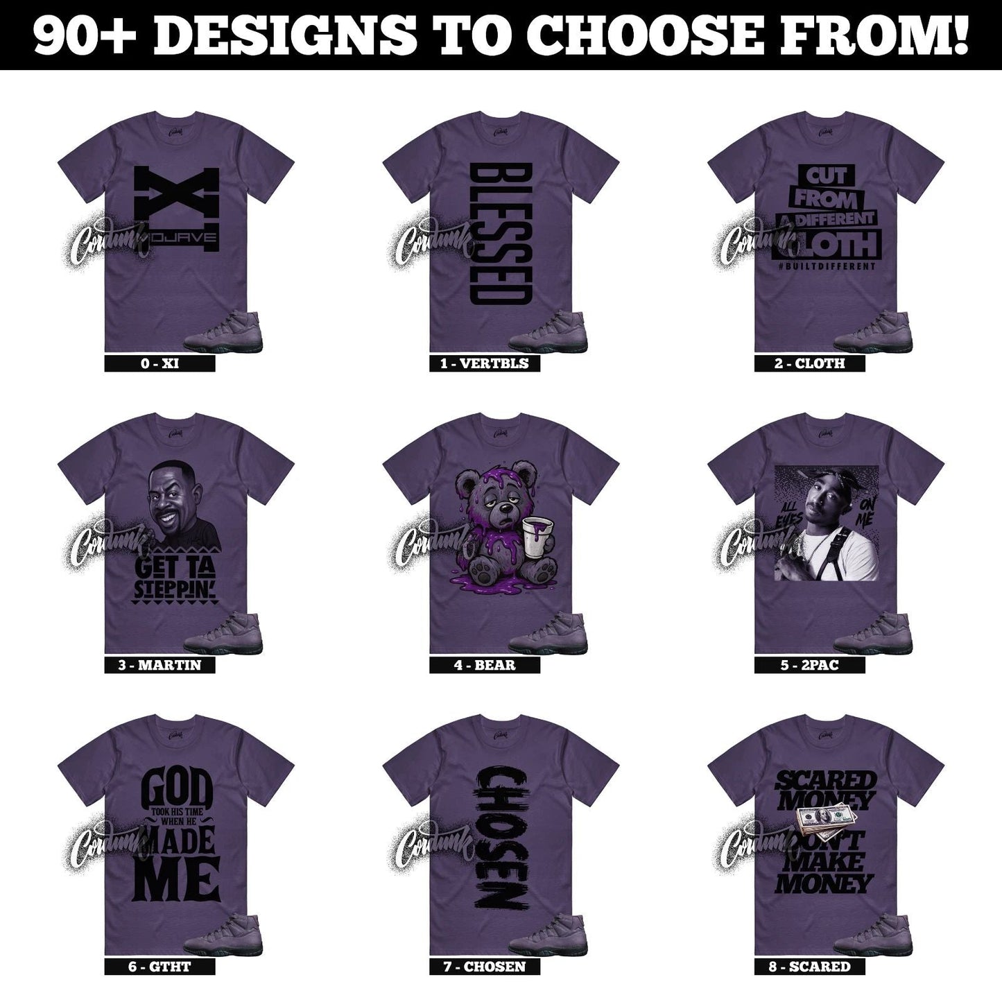 11 Mojave Canyon Purple Off Noir Violet Dust Medium Soft Pink Sneaker T Shirt Unisex T-shirt, Sweatshirt, Hoodie, Long Sleeve Tee - T-Shirt, Sweatshirt, Hoodie