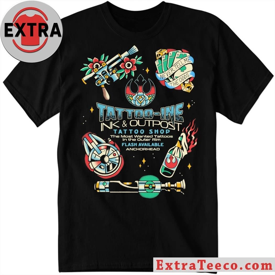 Tattoo-ine Tattoo Shop T-Shirt Unisex T-shirt, Sweatshirt, Hoodie, Long Sleeve Tee - T-Shirt, Sweatshirt, Hoodie