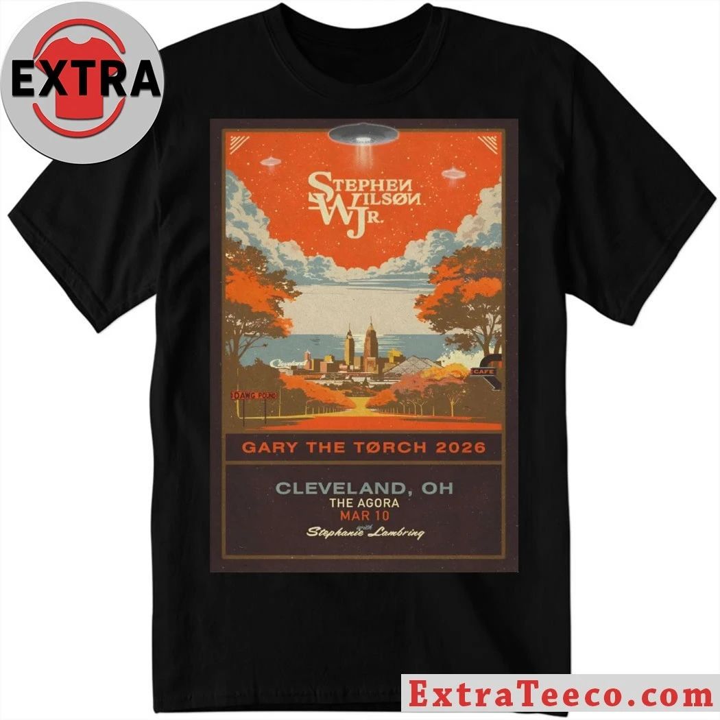 Stephen Wilson JR. Agora Theatre In Cleveland OH Mar 10 2026 Poster Shirt Unisex T-shirt, Sweatshirt, Hoodie, Long Sleeve Tee - T-Shirt, Sweatshirt, Hoodie