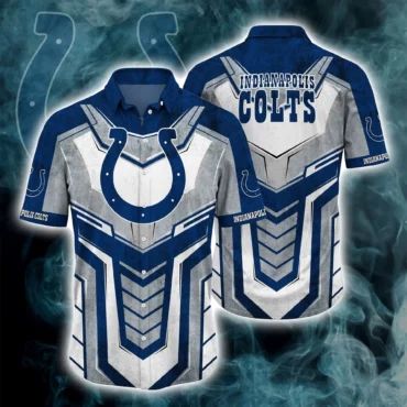 Indianapolis Colts Sunset Gridiron Hawaiian Shirt Unisex T-shirt, Sweatshirt, Hoodie, Long Sleeve Tee - T-Shirt, Sweatshirt, Hoodie