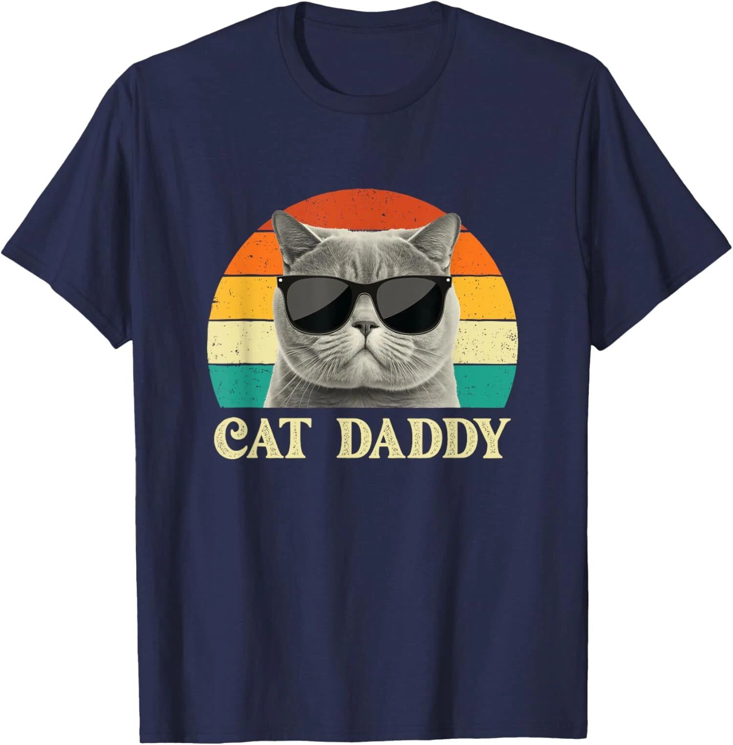 Cat Daddy Cool Boss Cat Lover Kitten Owner Unisex T-Shirt Unisex T-shirt, Sweatshirt, Hoodie, Long Sleeve Tee - T-Shirt, Sweatshirt, Hoodie